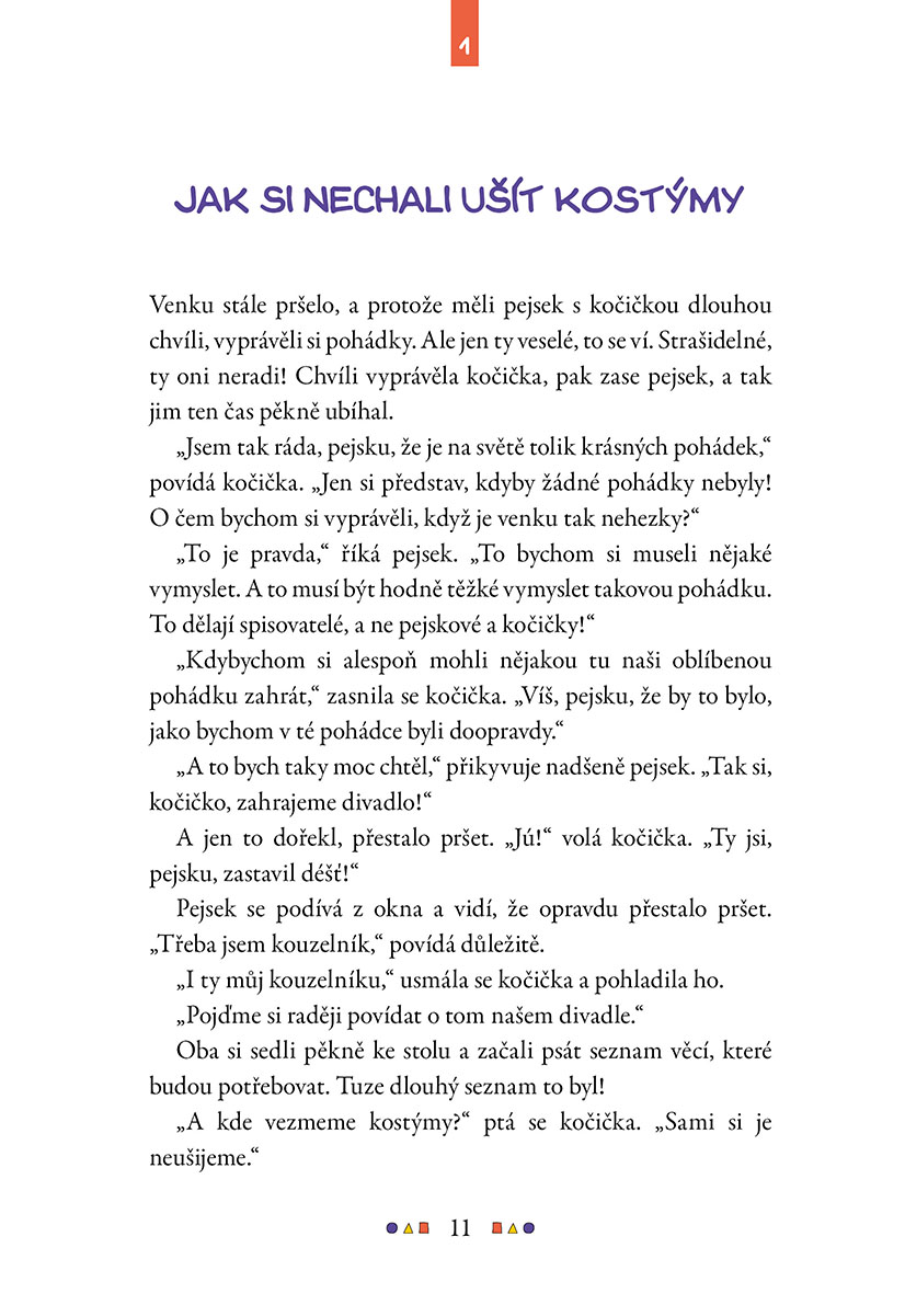 Pohádkový příběh pejska a kočičky