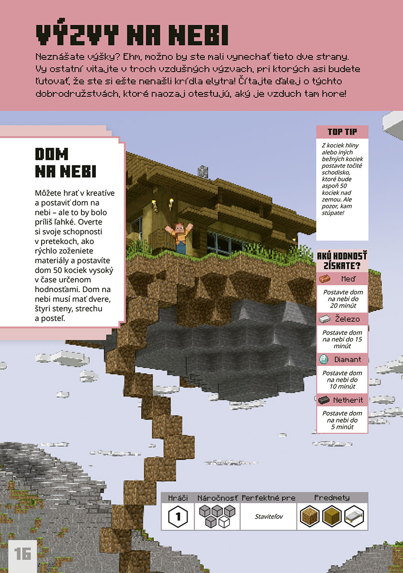 Minecraft - Výzvy na prežitie