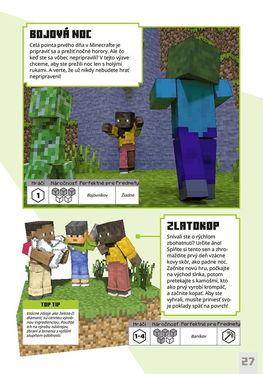 Minecraft - Výzvy na prežitie