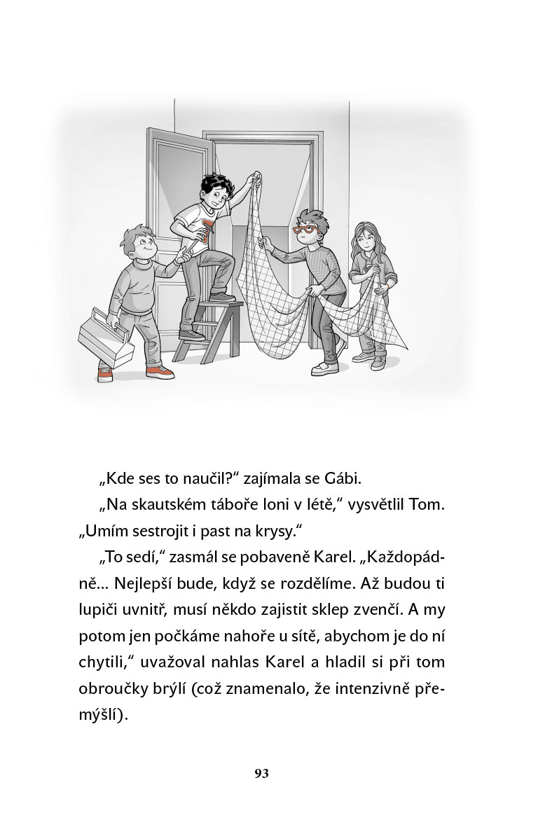 Poplach ve vilové čtvrti