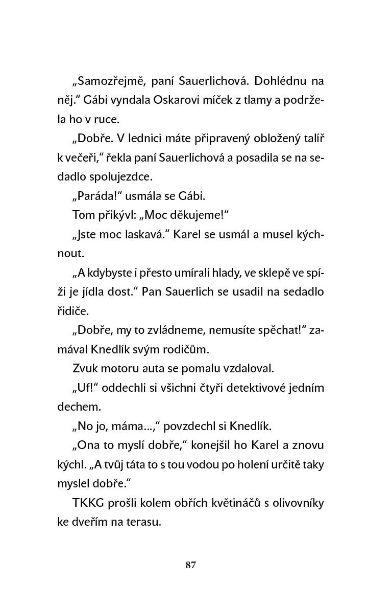 Poplach ve vilové čtvrti