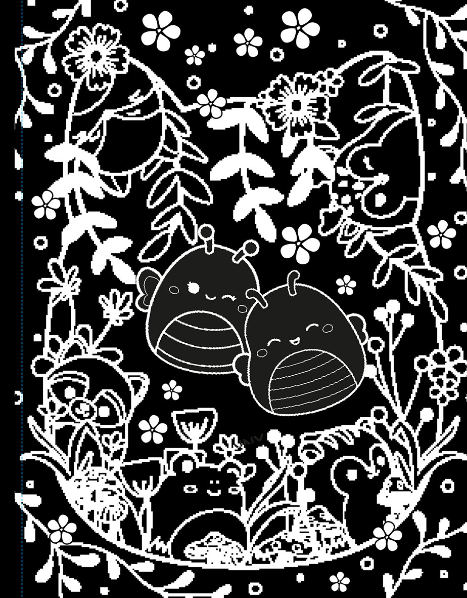 Squishmallows - Neonové maľovanky