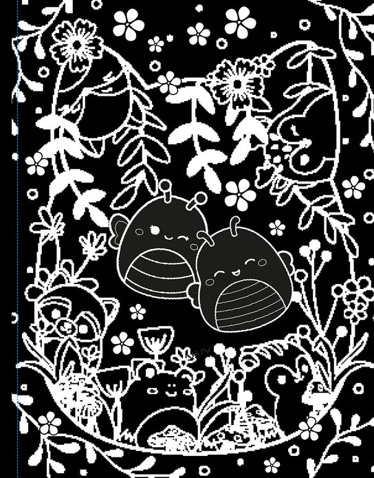 Squishmallows - Neonové maľovanky