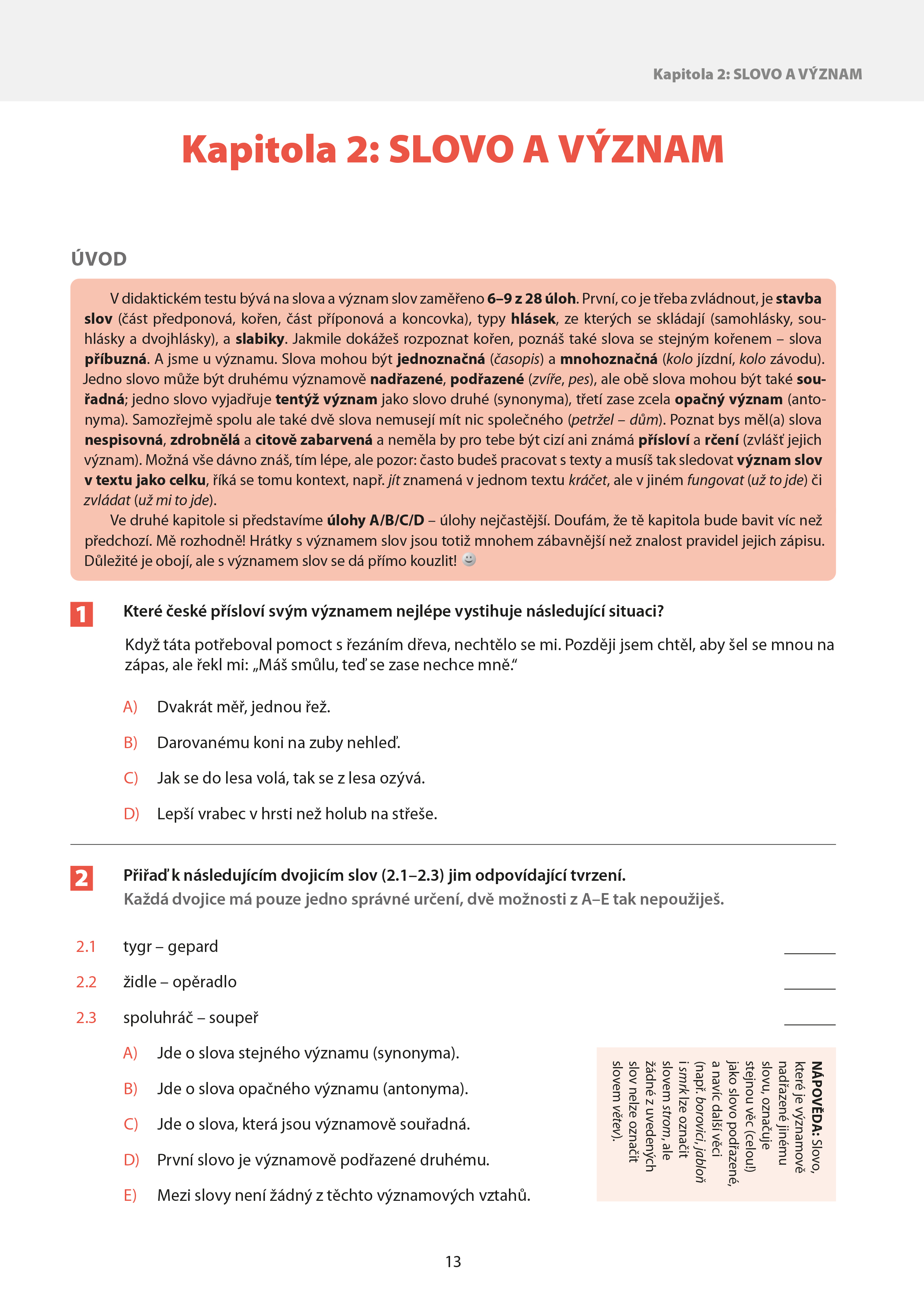 Přijímačky s češtinářem – 5. třída