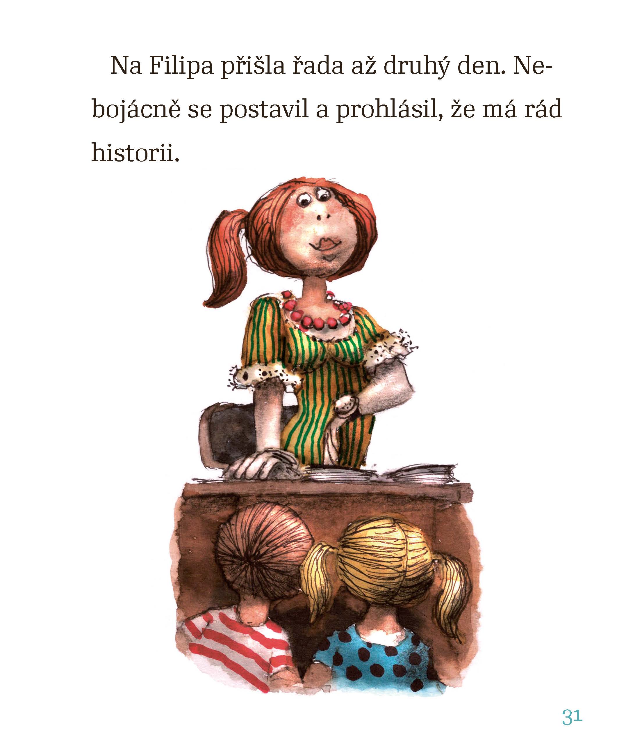 Filip si chce číst