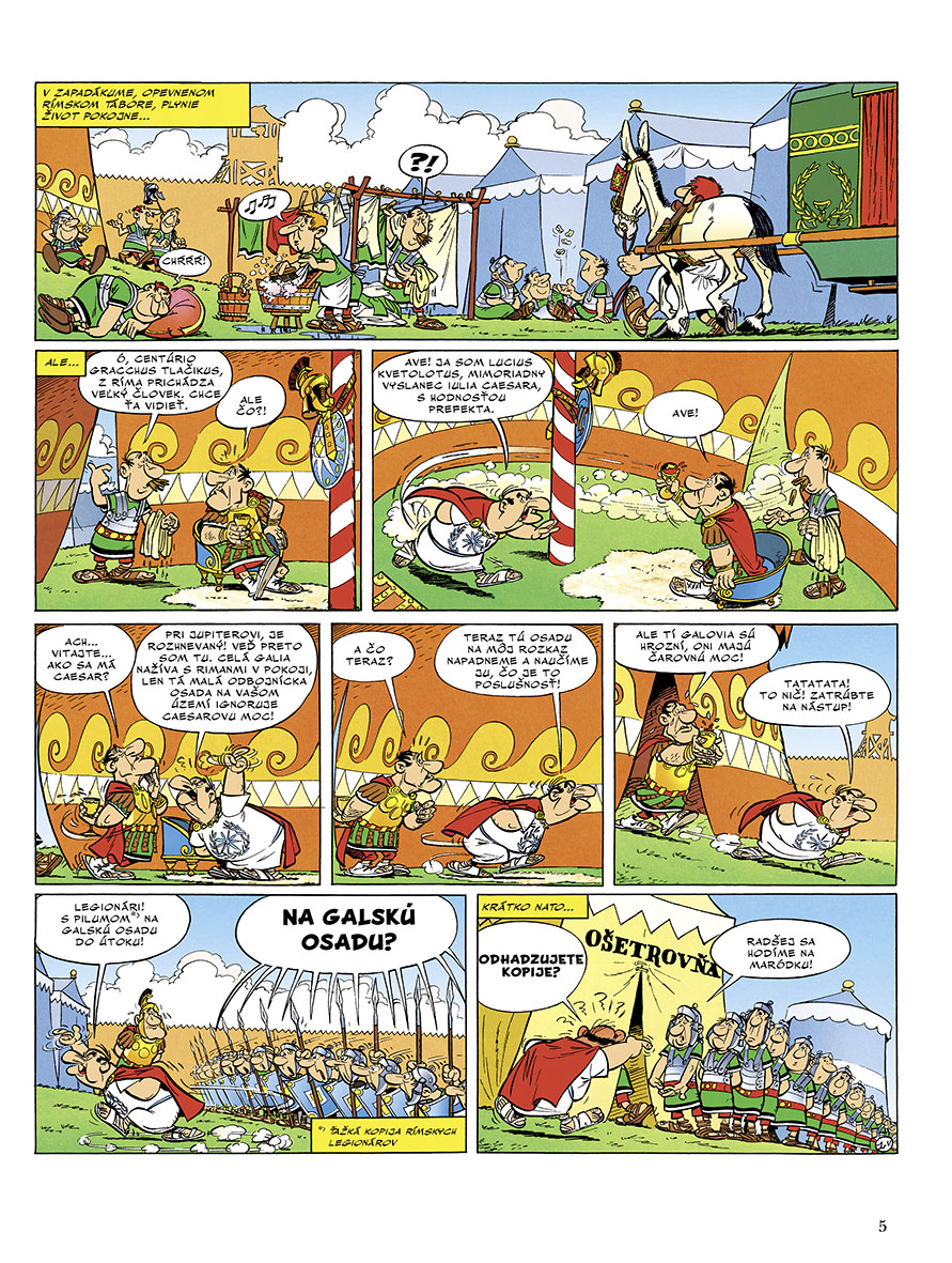 Asterix V - Cesta okolo Galie