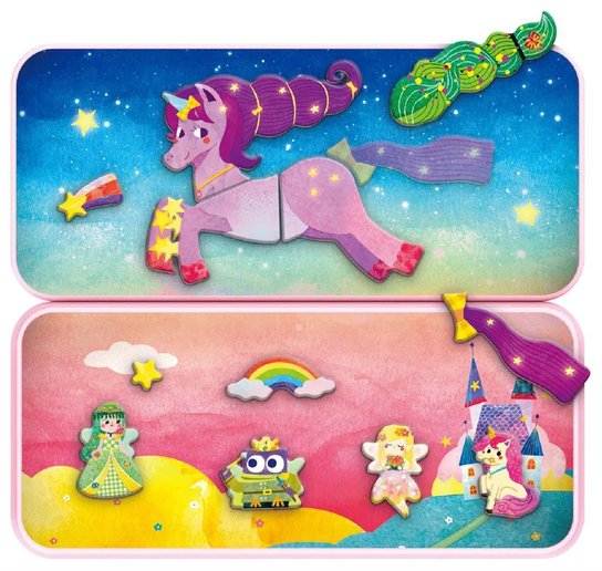 Cestovní magnetické puzzle Jednorožec