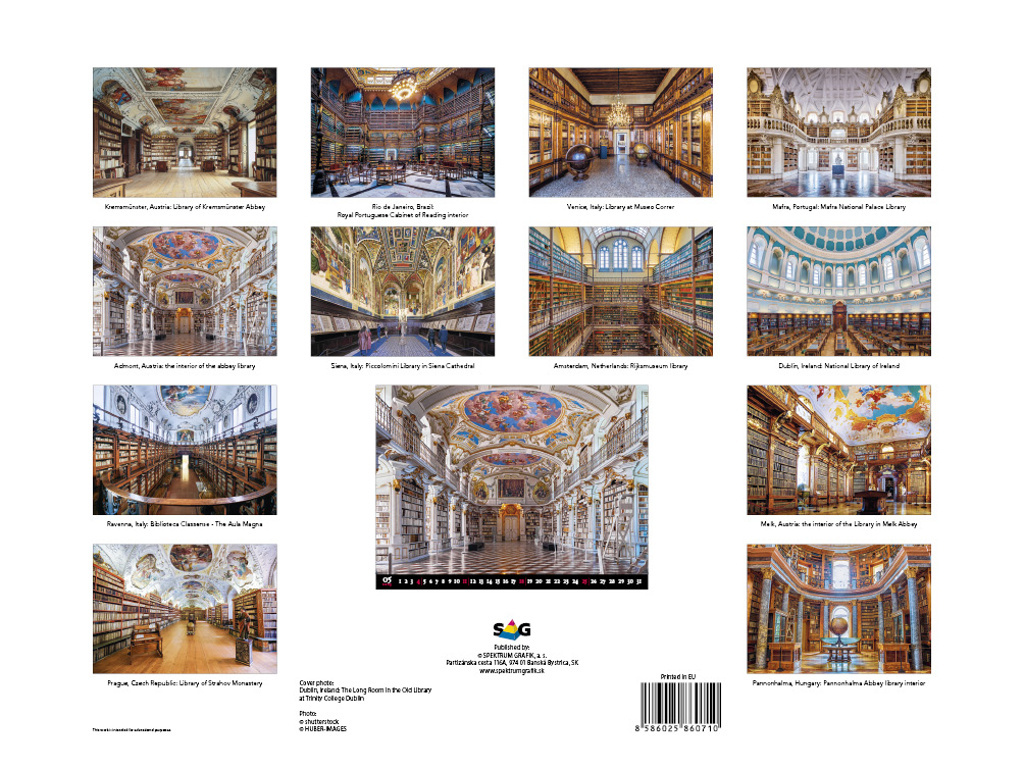 Bibliotheca 2025 - nástěnný kalendář