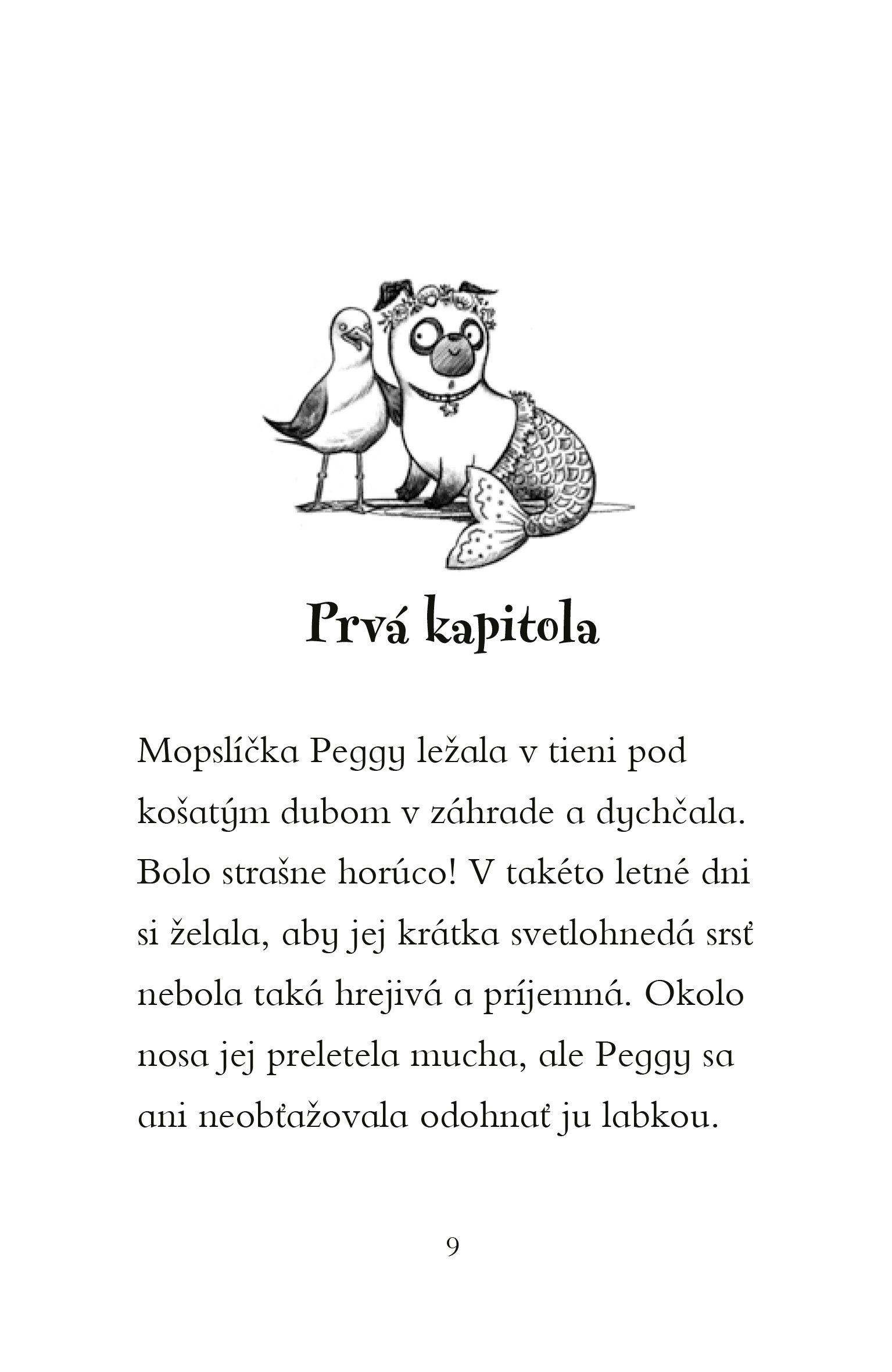 Mopslík, ktorý chcel byť morskou pannou