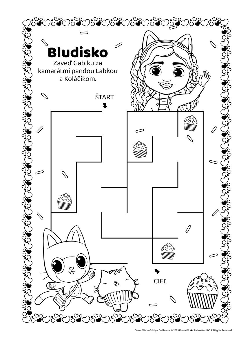 Gabikin kúzelný domček - JUMBO hádanky a maľovanky