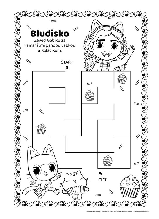 Gabikin kúzelný domček - JUMBO hádanky a maľovanky