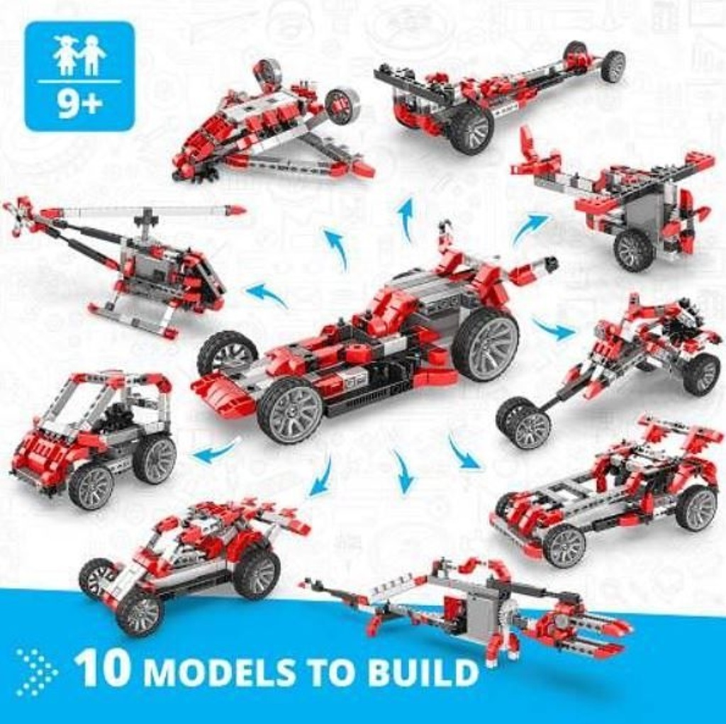 Engino Inventor Závodní auto 10 modelů s motorkem