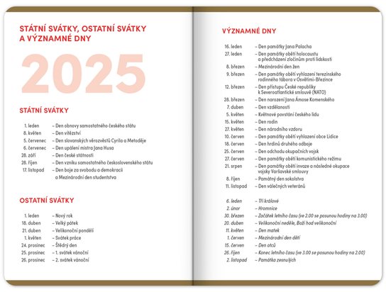 Studentský diář Academia 2025-2026