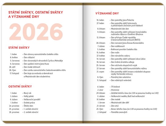 Studentský diář Academia 2025-2026