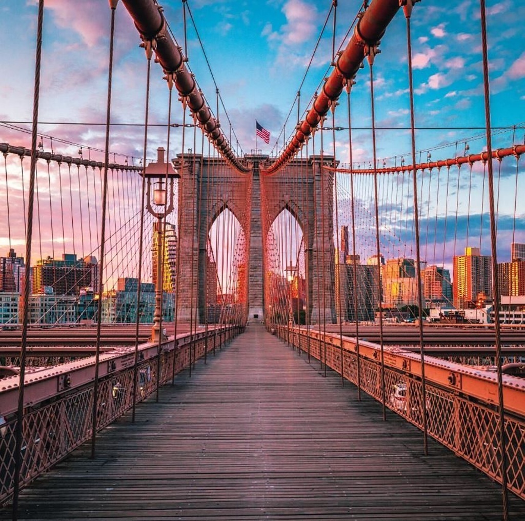Poznámkový kalendář New York 2026 - nástěnný kalendář