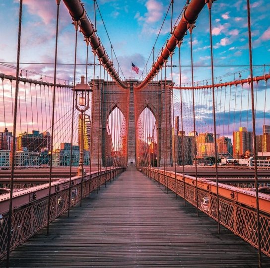 Poznámkový kalendář New York 2026 - nástěnný kalendář