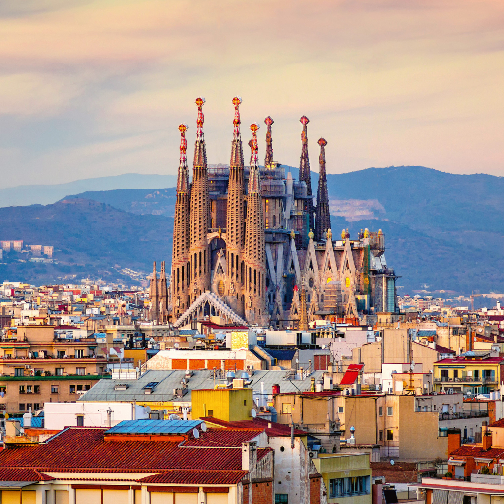 Poznámkový kalendář Barcelona 2026 - nástěnný kalendář