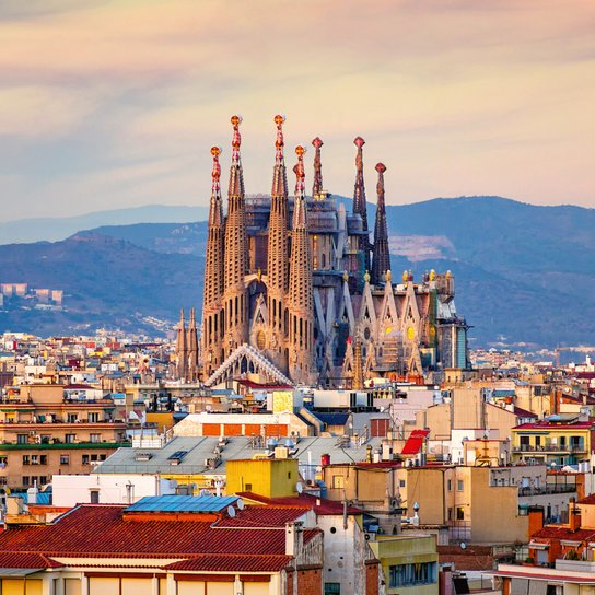 Poznámkový kalendář Barcelona 2026 - nástěnný kalendář
