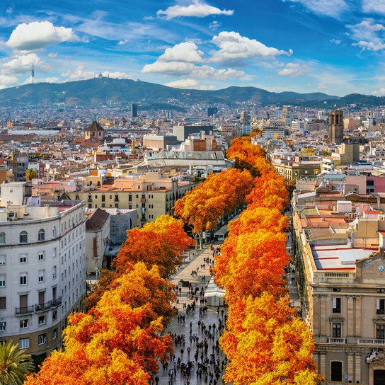 Poznámkový kalendář Barcelona 2026 - nástěnný kalendář