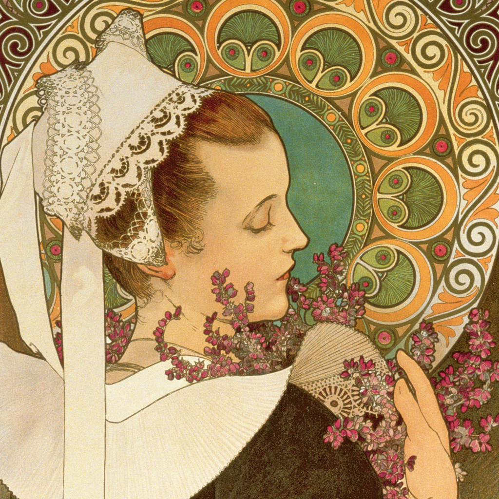 Poznámkový kalendář Alfons Mucha 2026 - nástěnný kalendář