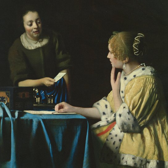 Poznámkový kalendář Johannes Vermeer 2026 - nástěnný kalendář