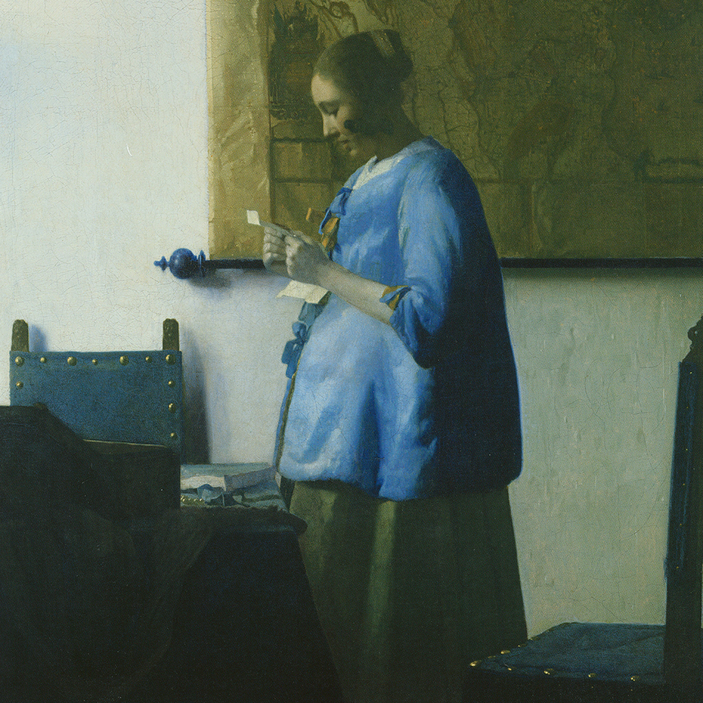 Poznámkový kalendář Johannes Vermeer 2026 - nástěnný kalendář