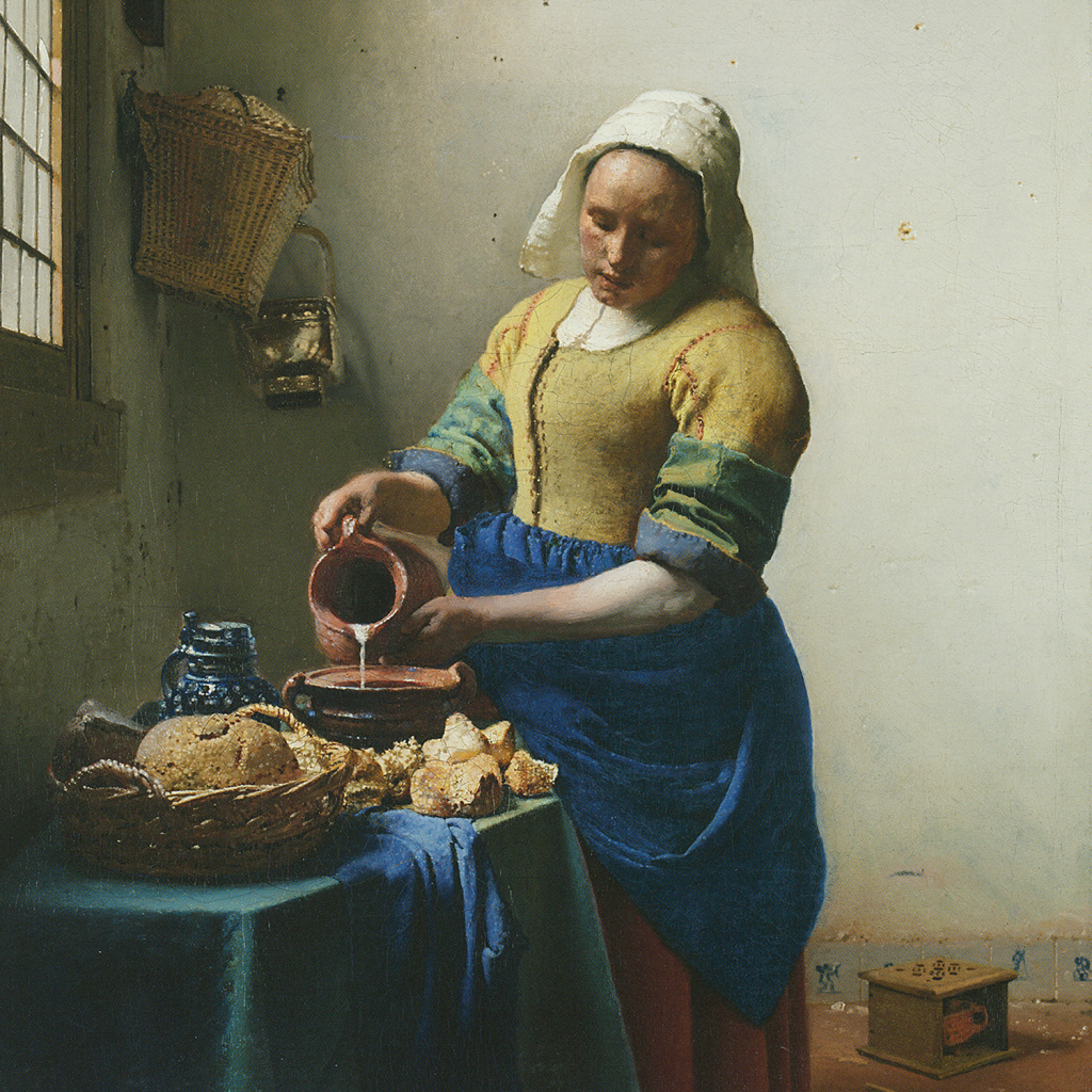 Poznámkový kalendář Johannes Vermeer 2026 - nástěnný kalendář