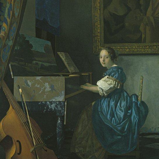 Poznámkový kalendář Johannes Vermeer 2026 - nástěnný kalendář