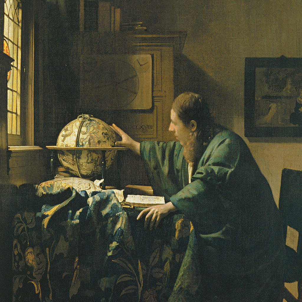 Poznámkový kalendář Johannes Vermeer 2026 - nástěnný kalendář
