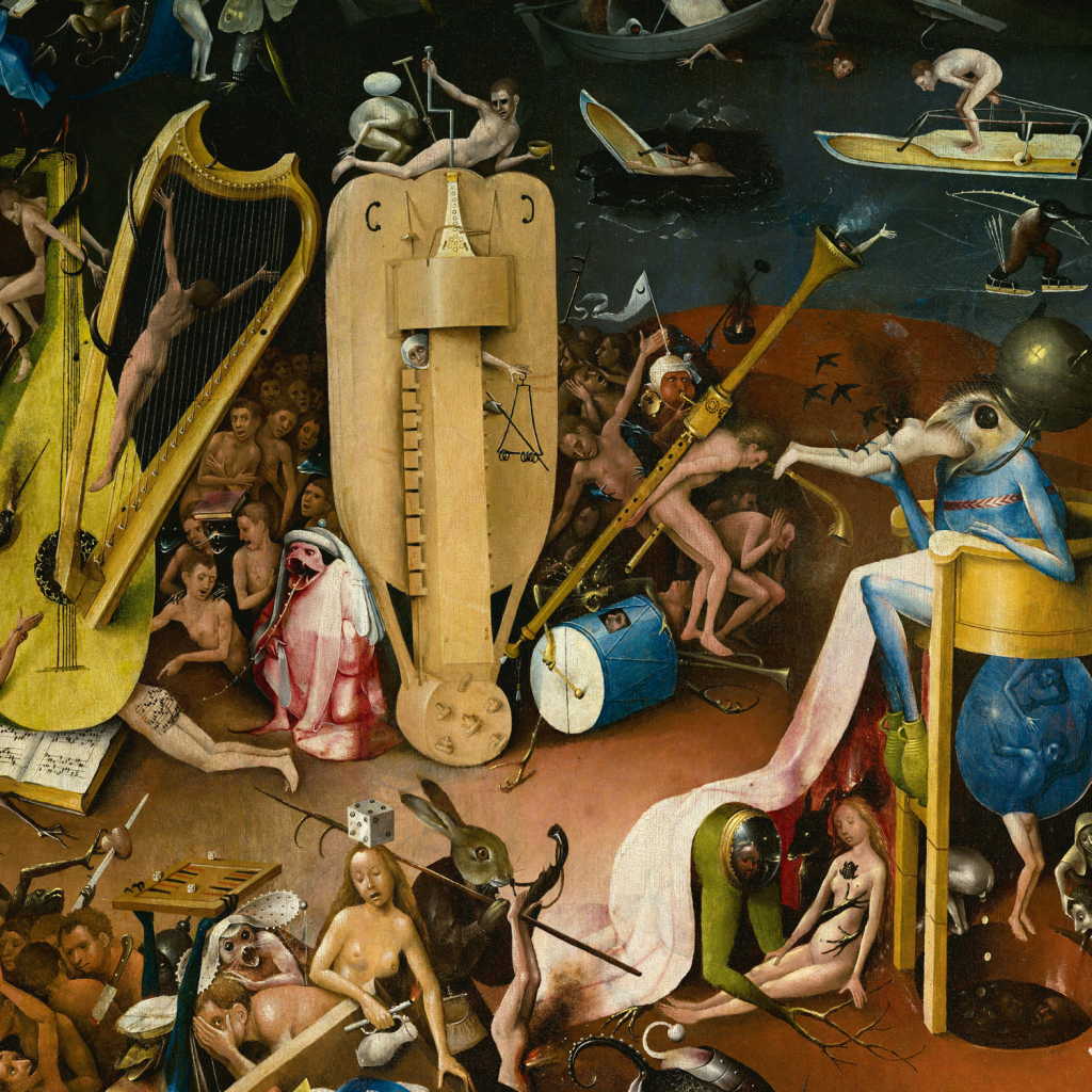 Poznámkový kalendář Hieronymus Bosch 2026 - nástěnný kalendář