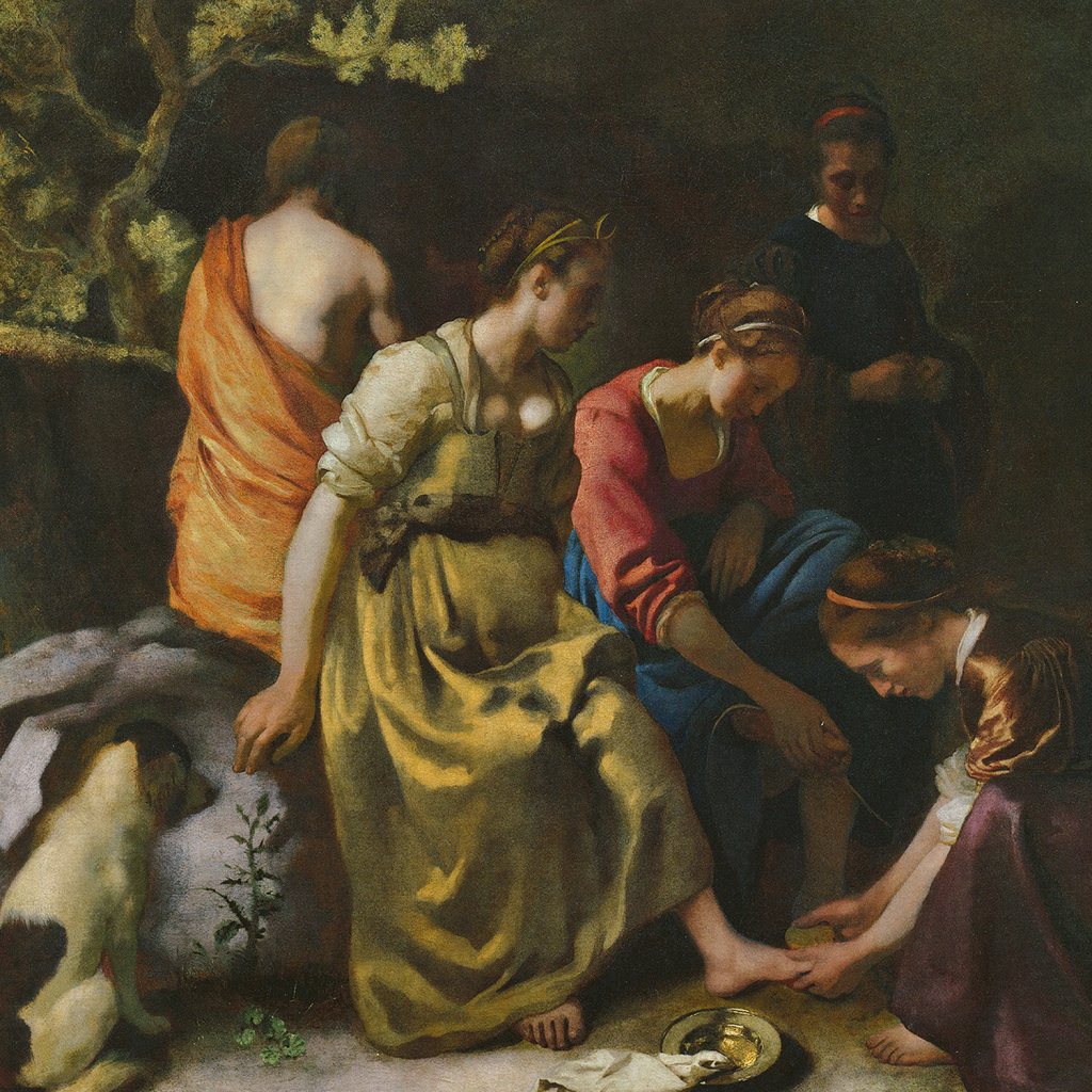 Poznámkový kalendář Johannes Vermeer 2026 - nástěnný kalendář
