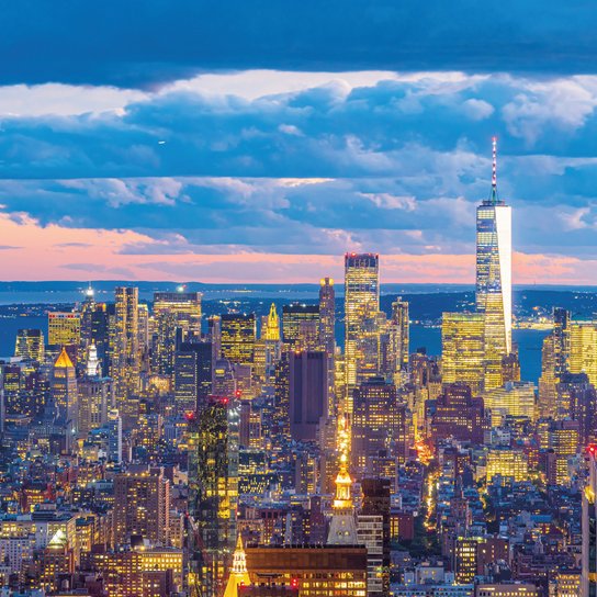 Poznámkový kalendář New York 2026 - nástěnný kalendář