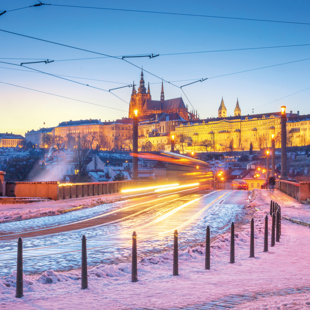 Poznámkový kalendář Praha 2026 - nástěnný kalendář
