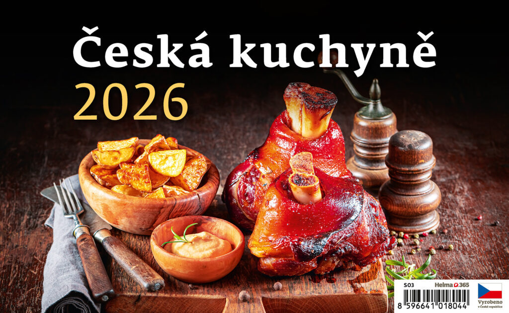 Česká kuchyně 2026 - stolní kalendář