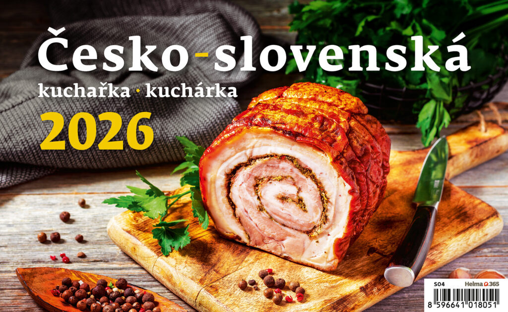 Česko-slovenská kuchařka 2026 - stolní kalendář