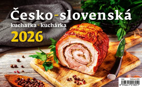 Česko-slovenská kuchařka 2026 - stolní kalendář