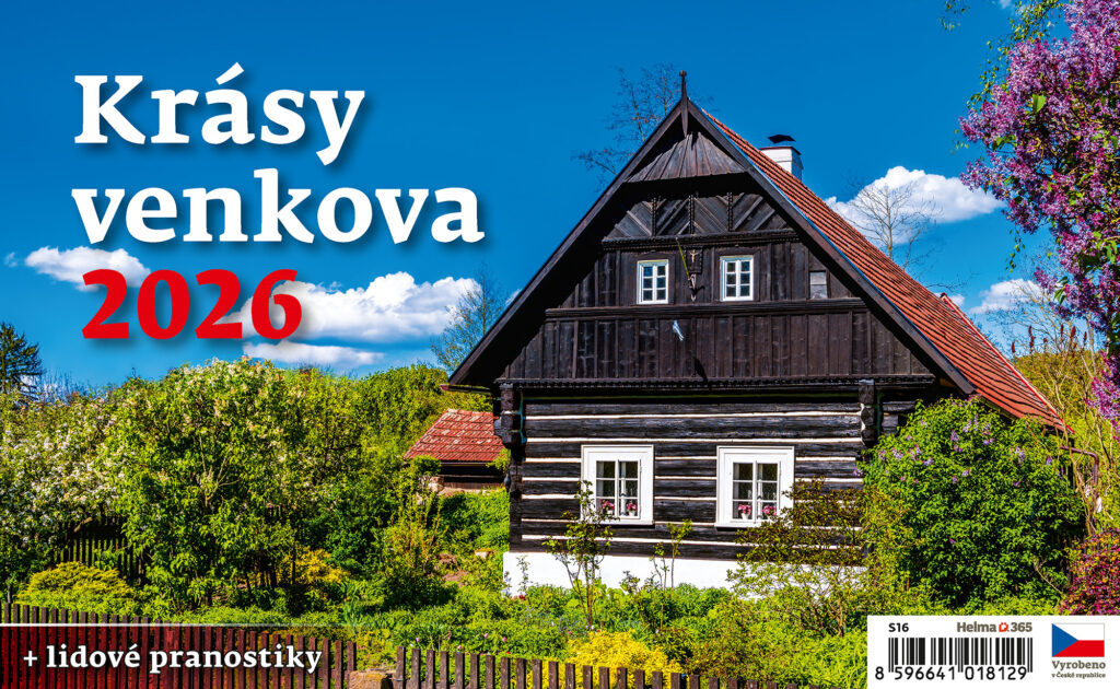 Krásy venkova 2026 - stolní kalendář