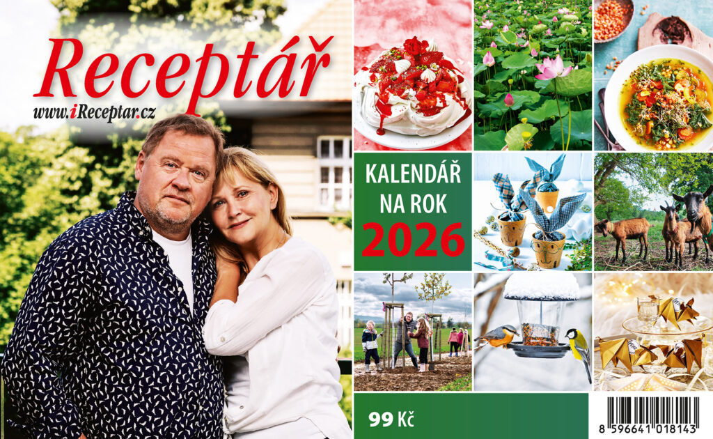 Receptář 2026 - stolní kalendář