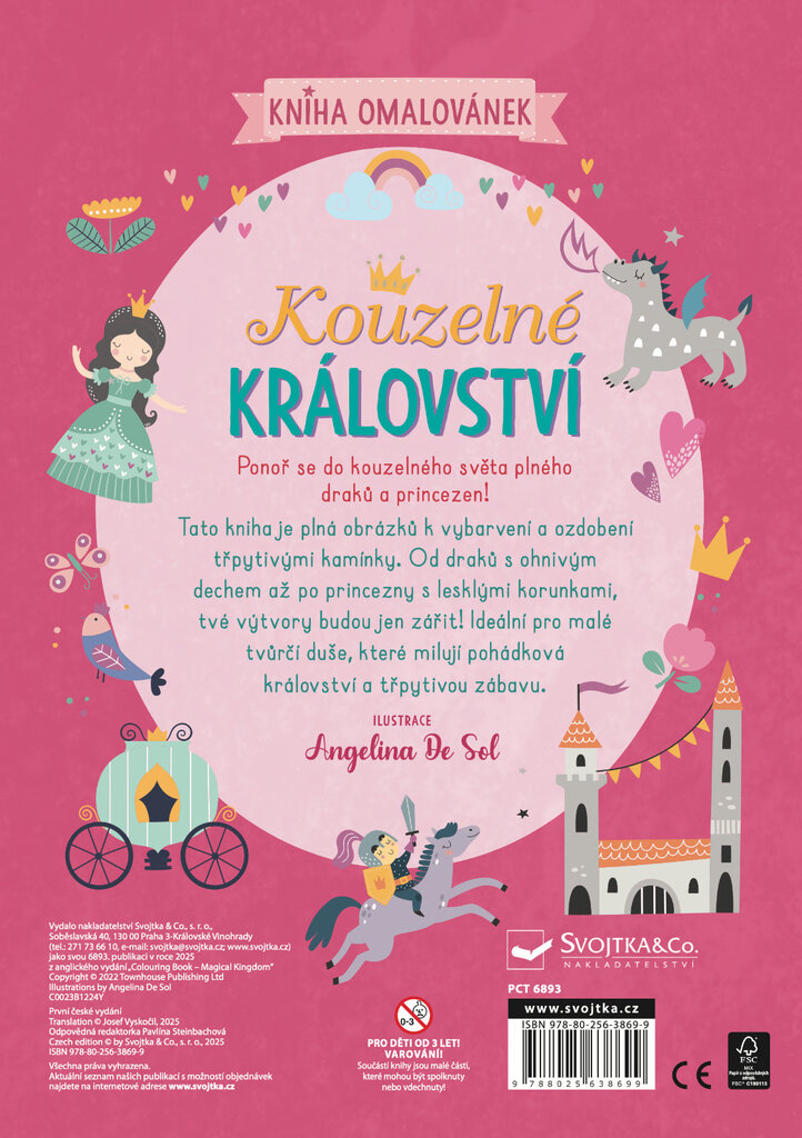 Kouzelné království Kniha omalovánek