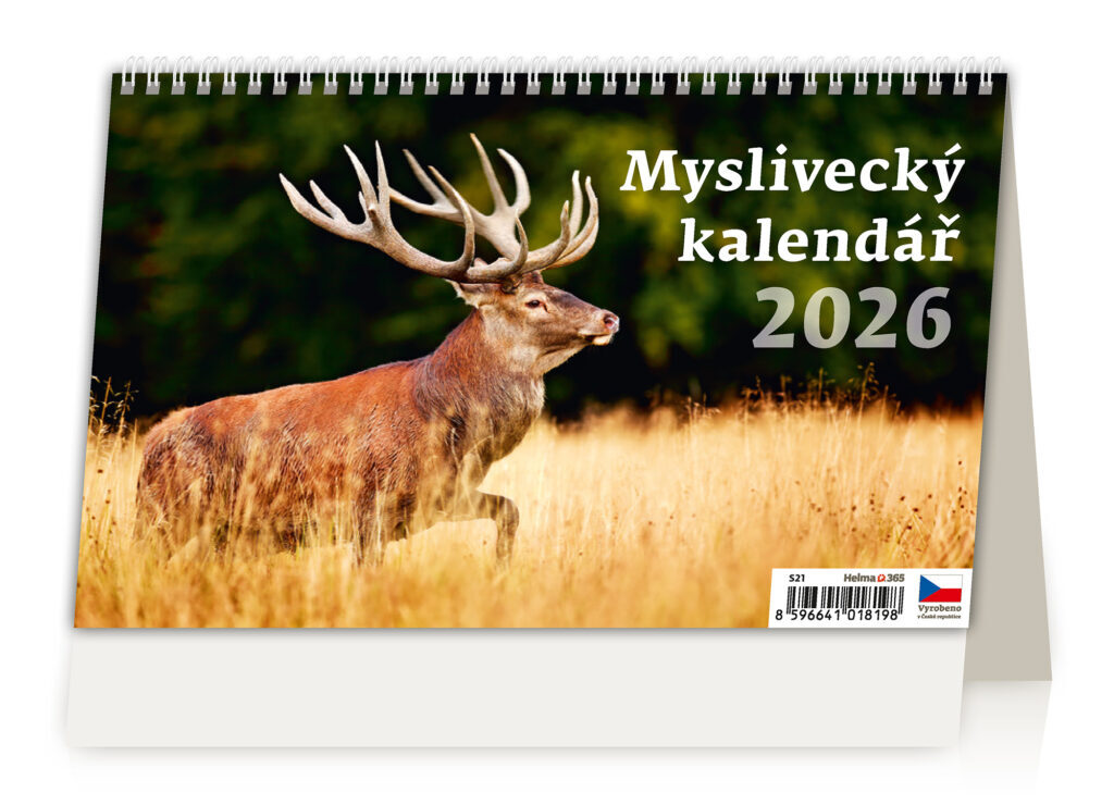 Myslivecký kalendář 2026 - stolní kalendář