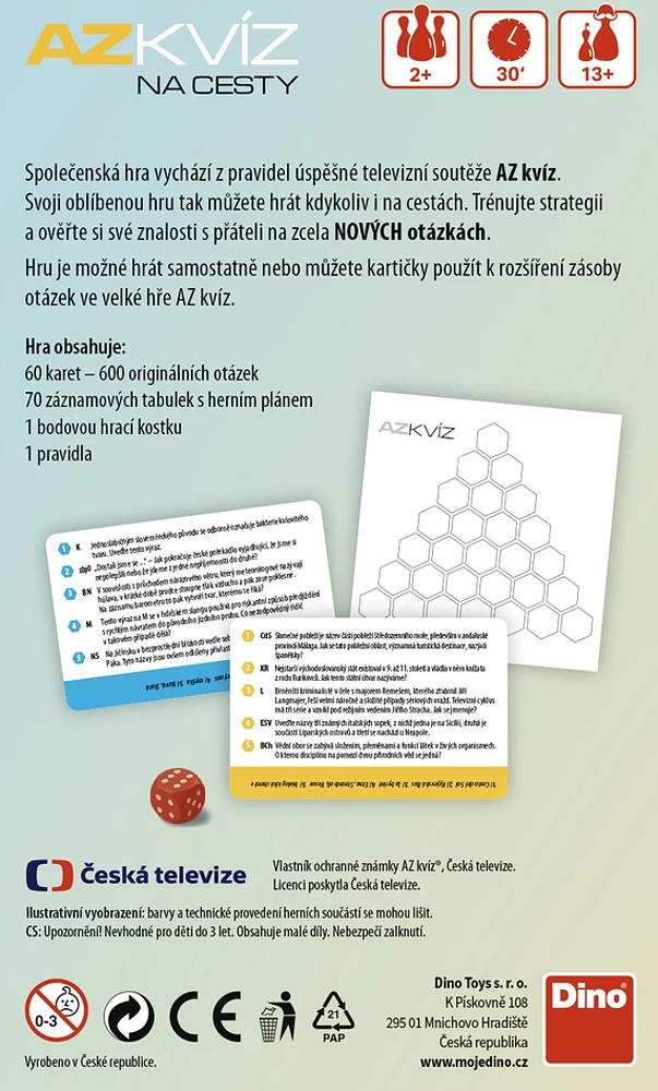 Hra AZ kvíz na cesty