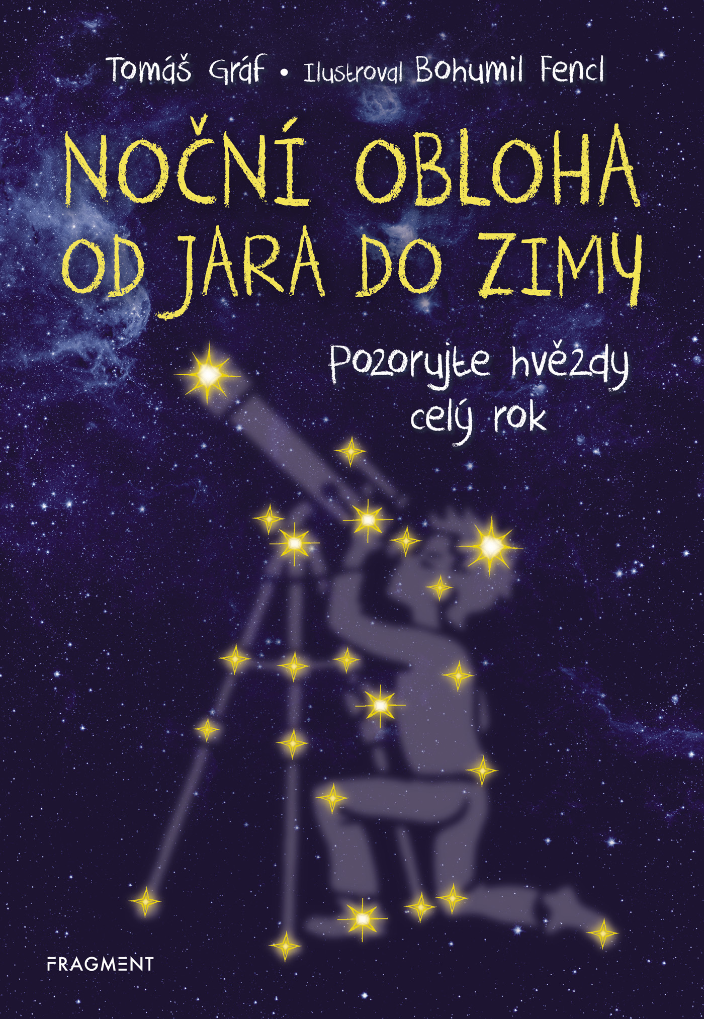 Noční obloha od jara do zimy