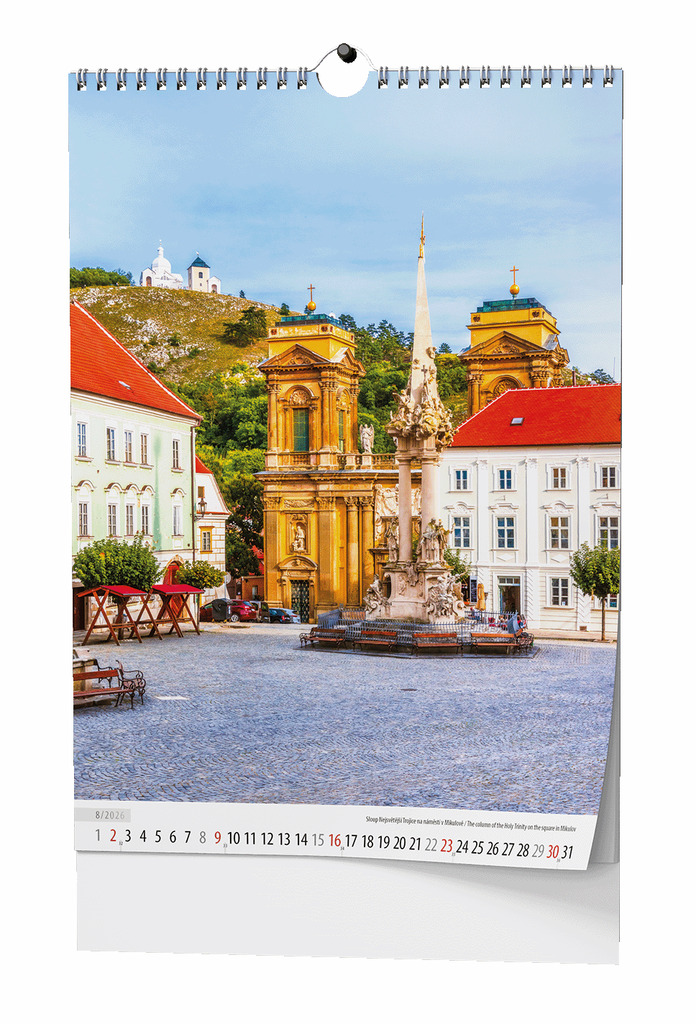 Česká republika 2026 - nástěnný kalendář