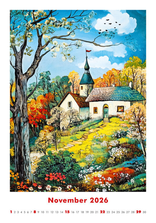 Art Naive 2026 - nástěnný kalendář