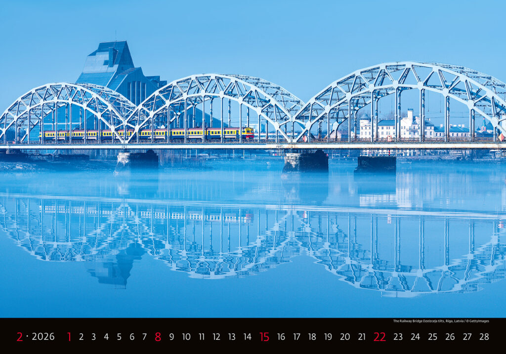 Bridges 2026 - nástěnný kalendář