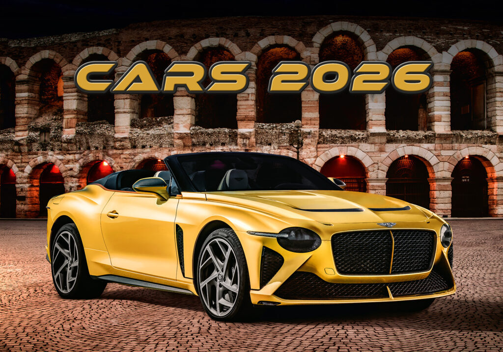 Cars 2026 - nástěnný kalendář