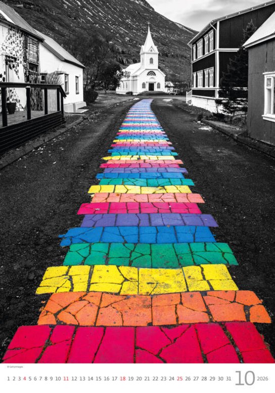Colour Art 2026 - nástěnný kalendář