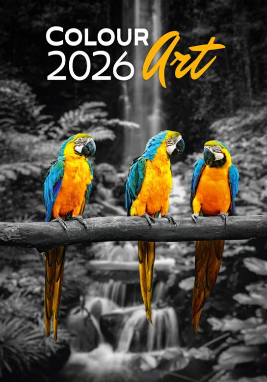 Colour Art 2026 - nástěnný kalendář