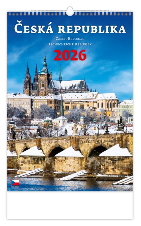Česká republika 2026 - nástěnný kalendář