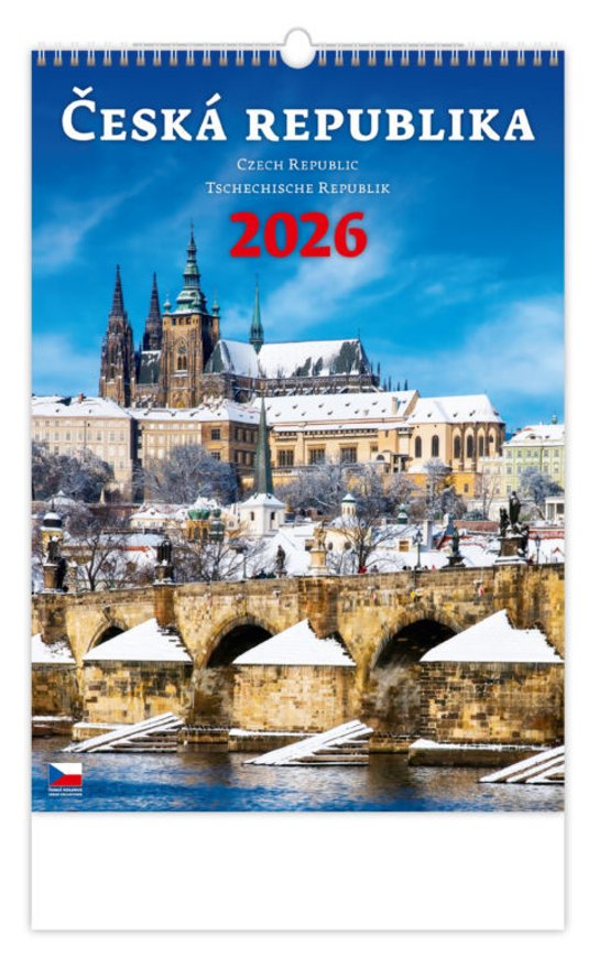 Česká republika 2026 - nástěnný kalendář
